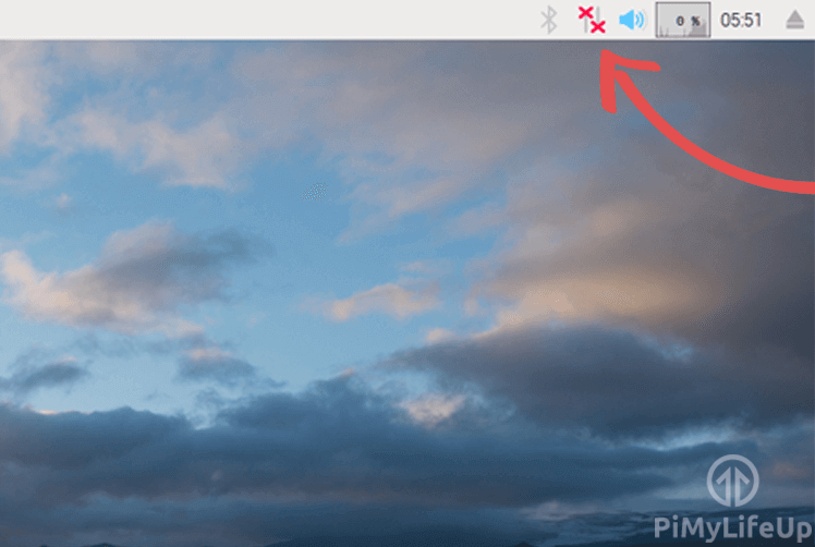 Raspbian WiFi Icon Location