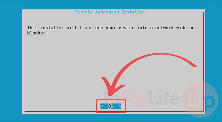 Raspberry Pi, Pi-Hole Welcome Screen