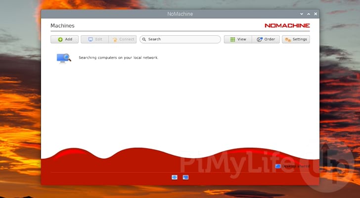 NoMachine Dashboard on the Raspberry Pi